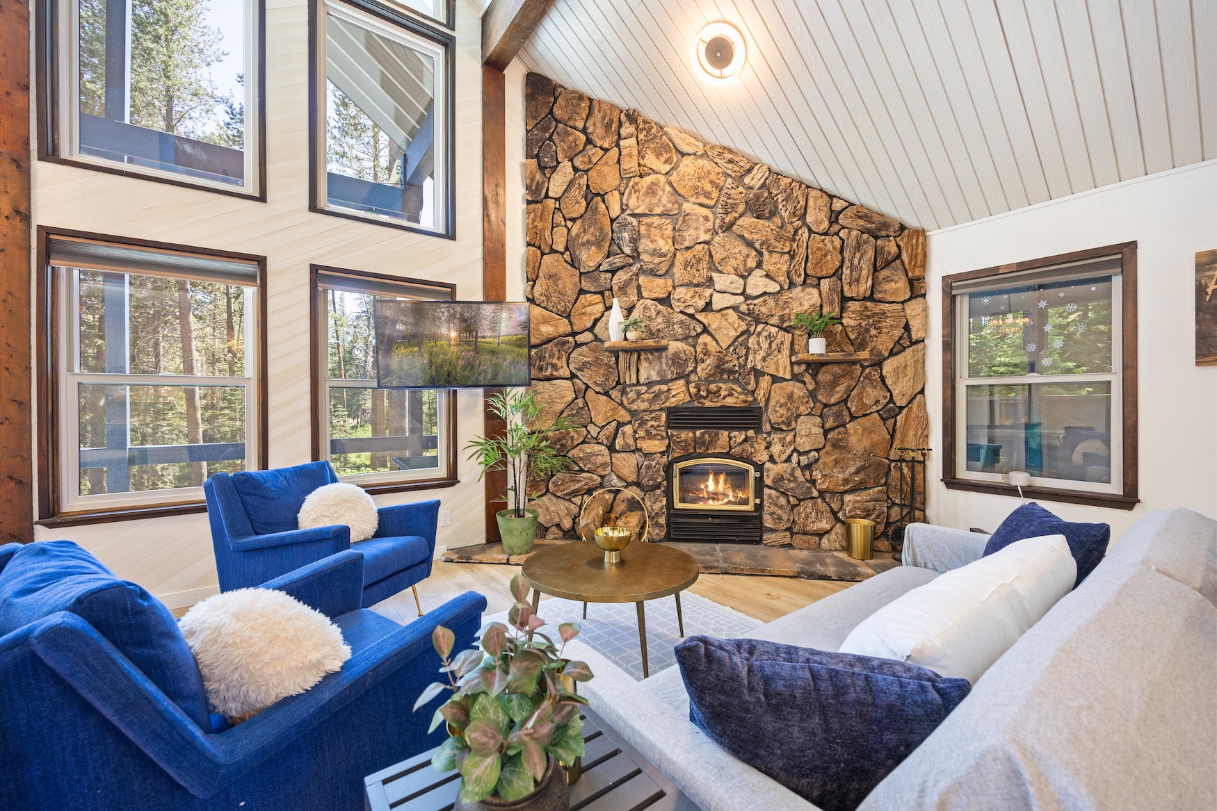 Snow & Pines: the hearth before